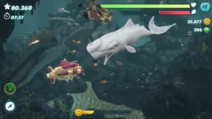 Hungry Shark Evolution Mod Apk (Unlimited Money and Gems) 2